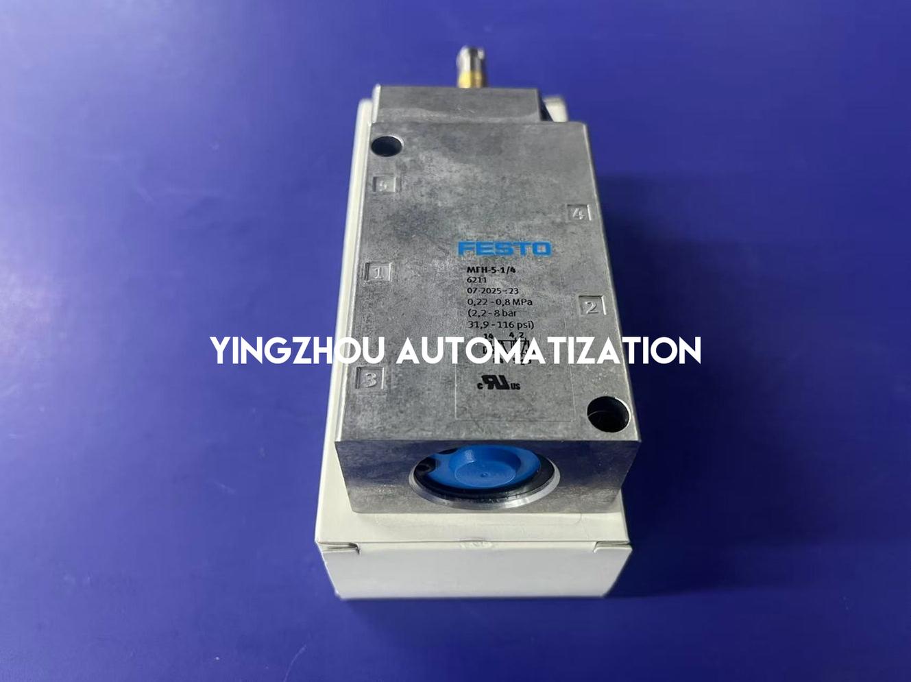 Festo 6211 MFH-5-1/4 Solenoid Valve | 5/2-Way | Monostable | G1/4" | Tiger Classic-vezhoo