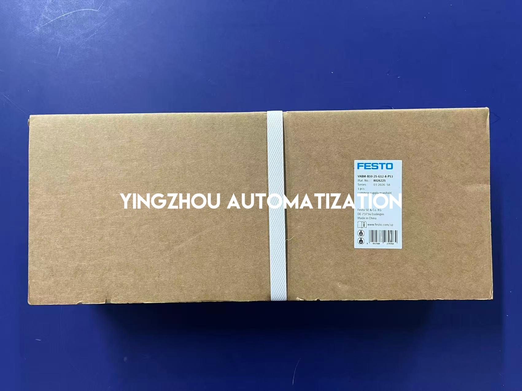 Festo 8026225 VABM-B10-25-G12-8-P53 Manifold Block | Pneumatic | 8-Station-vezhoo