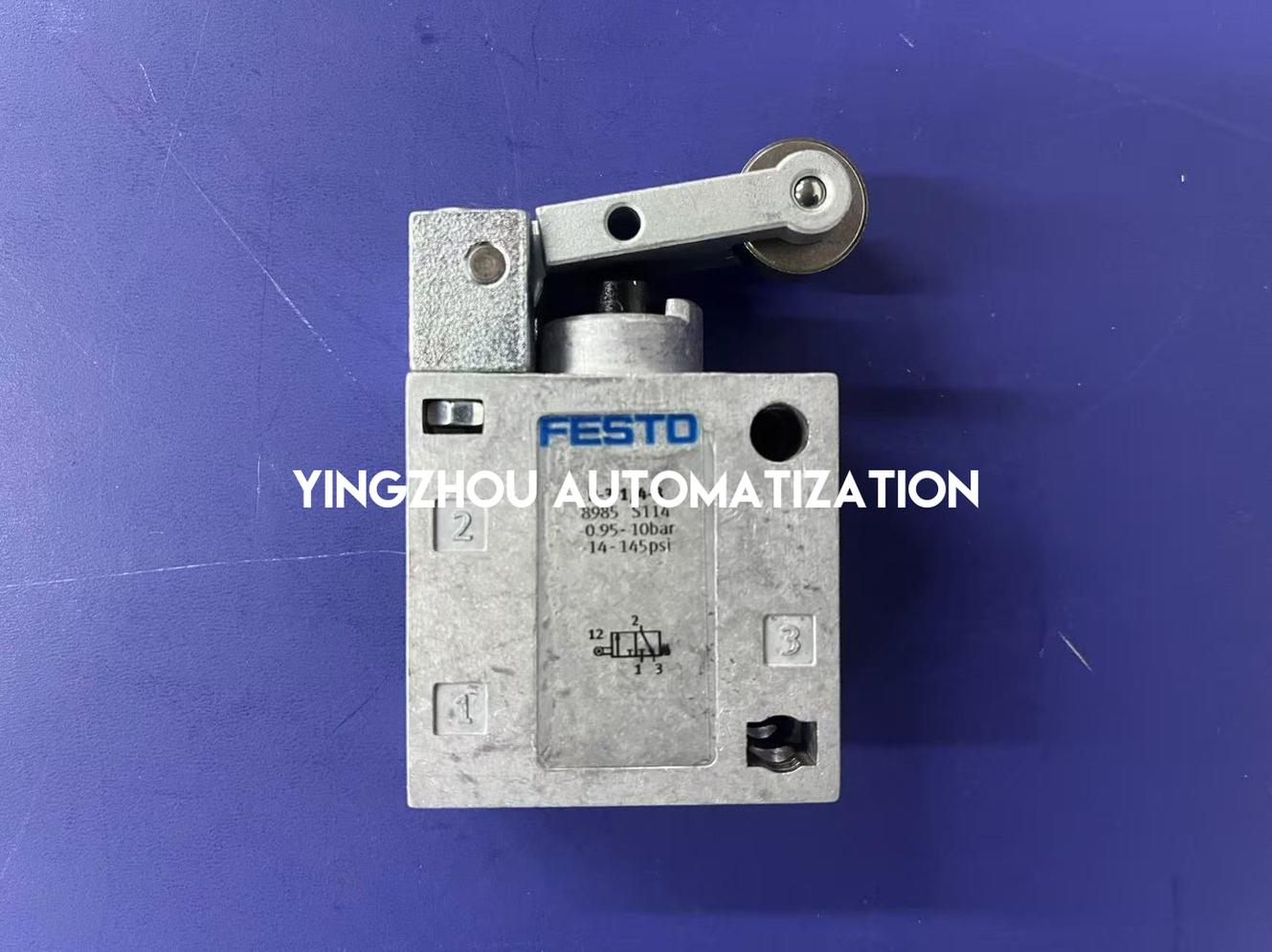 Festo 8985 R-3-1/4-B Roller Lever Valve | 3/2-Way | G1/4" | Mechanical Actuation-vezhoo
