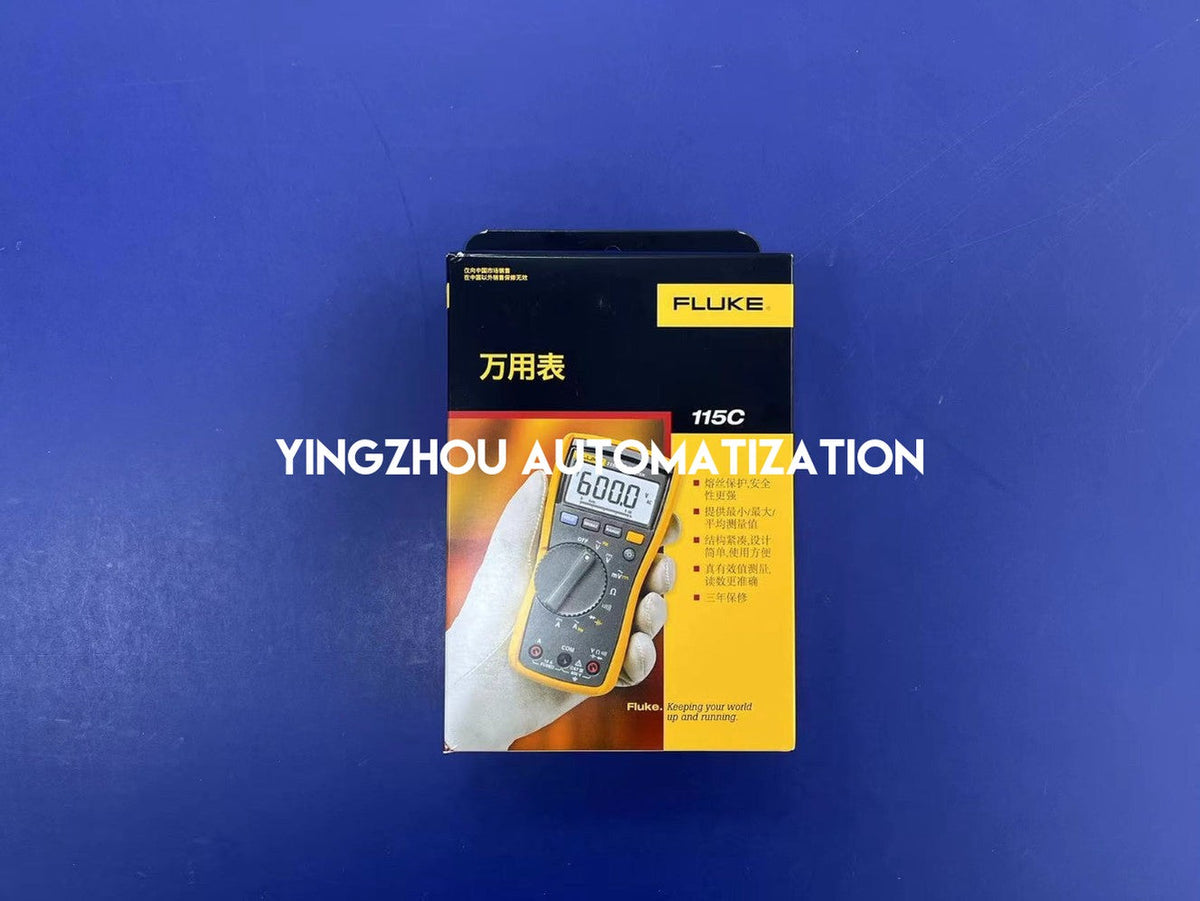 Fluke 115C True-RMS Digital Multimeter - Compact, 600V CAT III Safety Rated-vezhoo