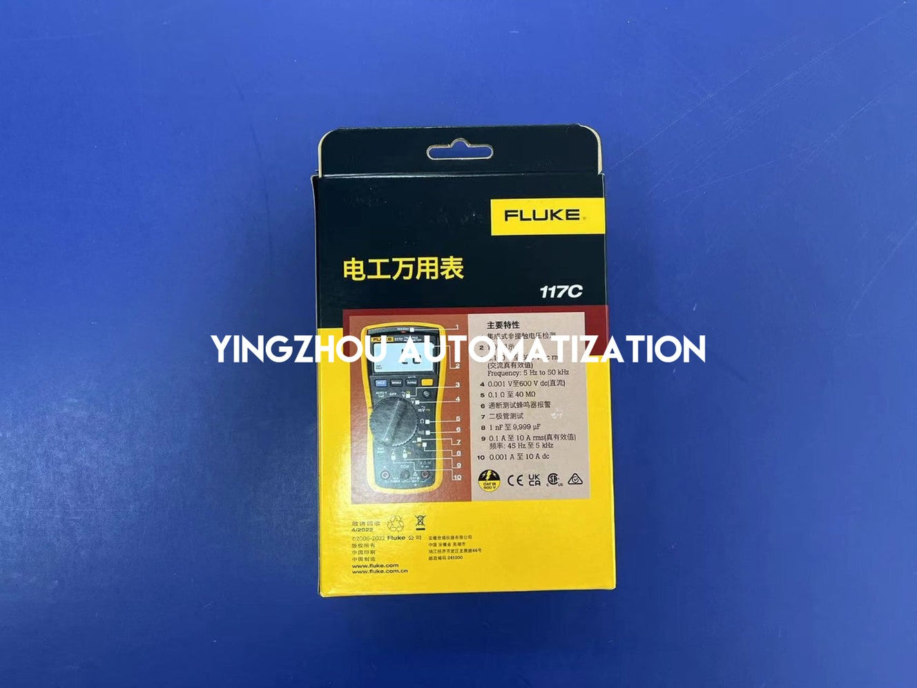 Fluke 117C True-RMS Digital Multimeter - Non-Contact Voltage, LoZ Ghost Voltage Detection-vezhoo