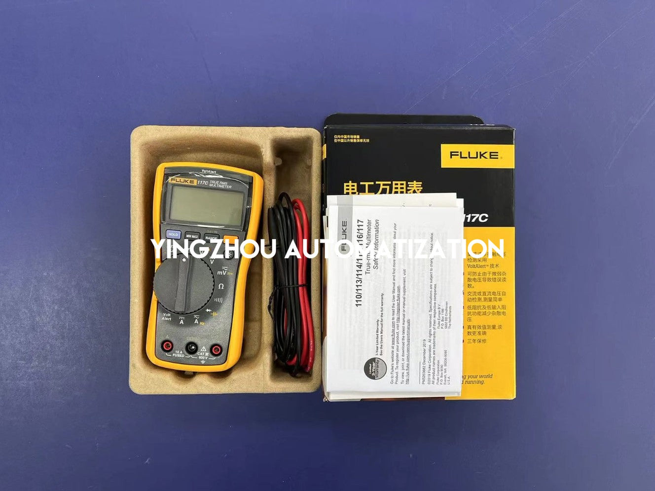 Fluke 117C True-RMS Digital Multimeter - Non-Contact Voltage, LoZ Ghost Voltage Detection-vezhoo