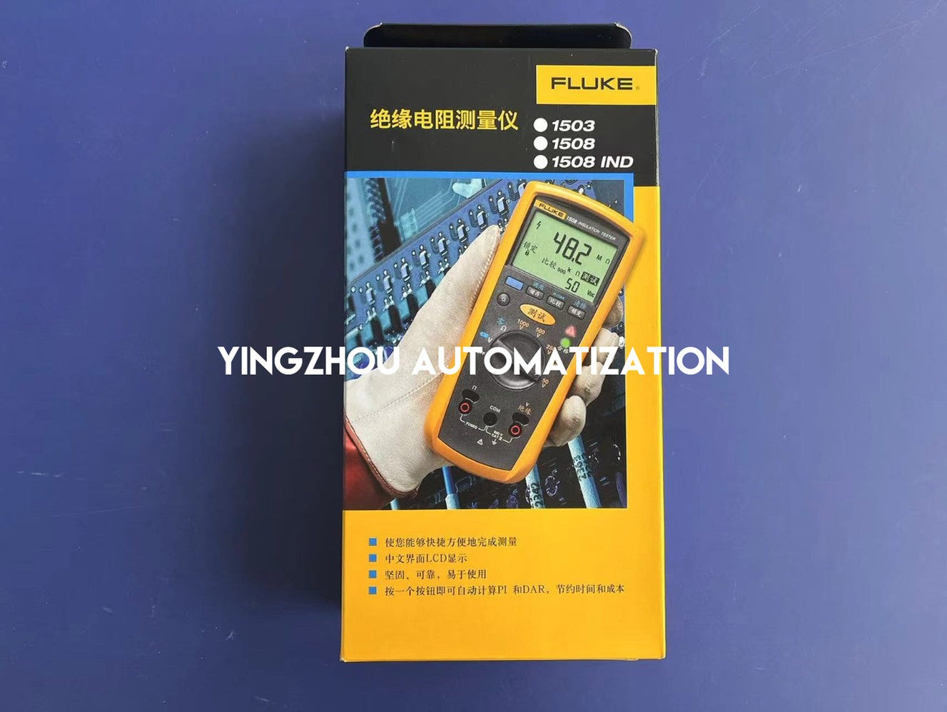 Fluke 1503 Insulation Resistance Tester - 500V/1000V, 2000 MΩ, Remote Probe Included-vezhoo