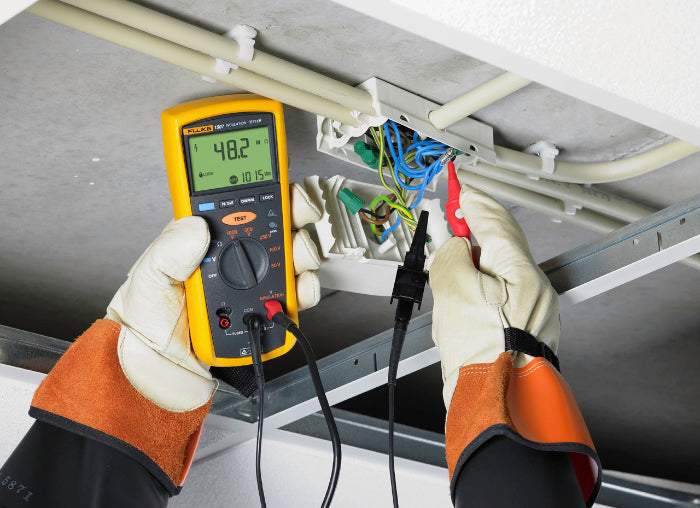 Fluke 1507 Digital Insulation Resistance Tester - 50V to 1000V, PI/DAR Calculations-vezhoo