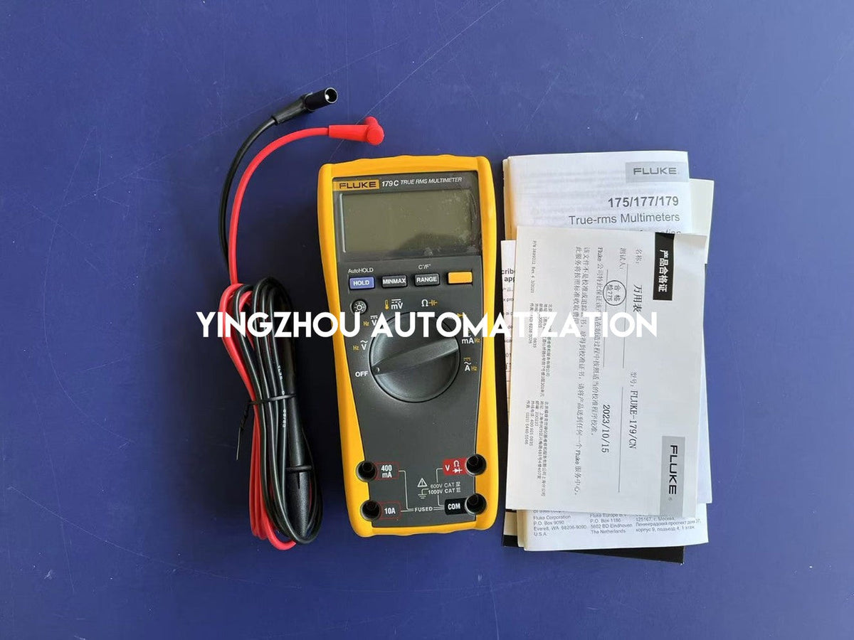 Fluke 179C True-RMS Digital Multimeter with Built-in Thermometer and Backlight-vezhoo