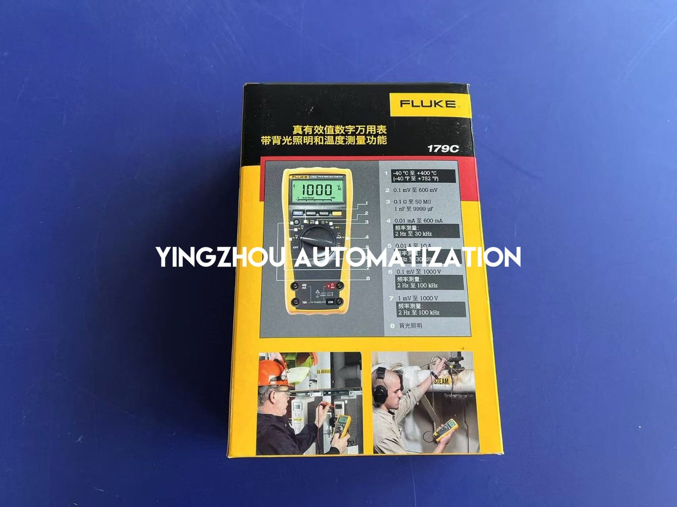 Fluke 179C True-RMS Digital Multimeter with Built-in Thermometer and Backlight-vezhoo
