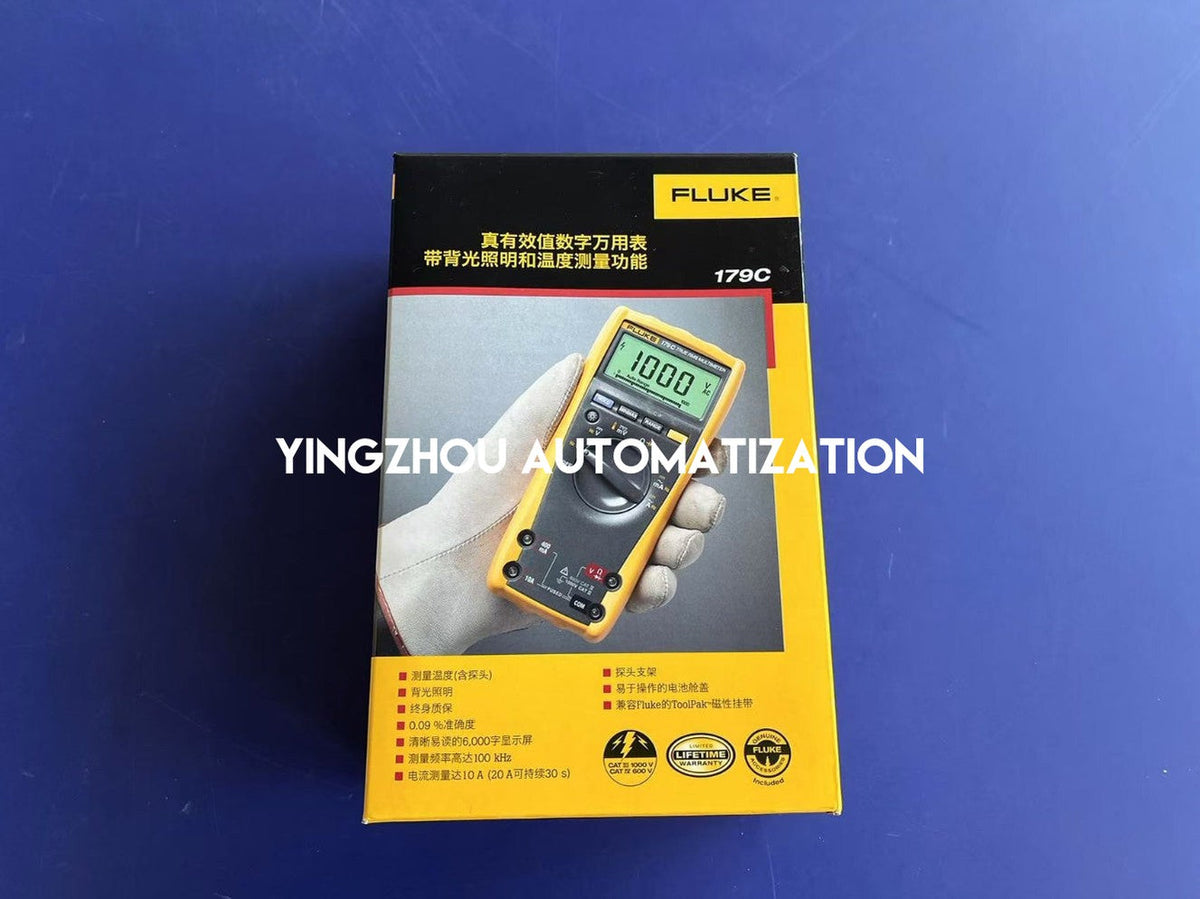 Fluke 179C True-RMS Digital Multimeter with Built-in Thermometer and Backlight-vezhoo