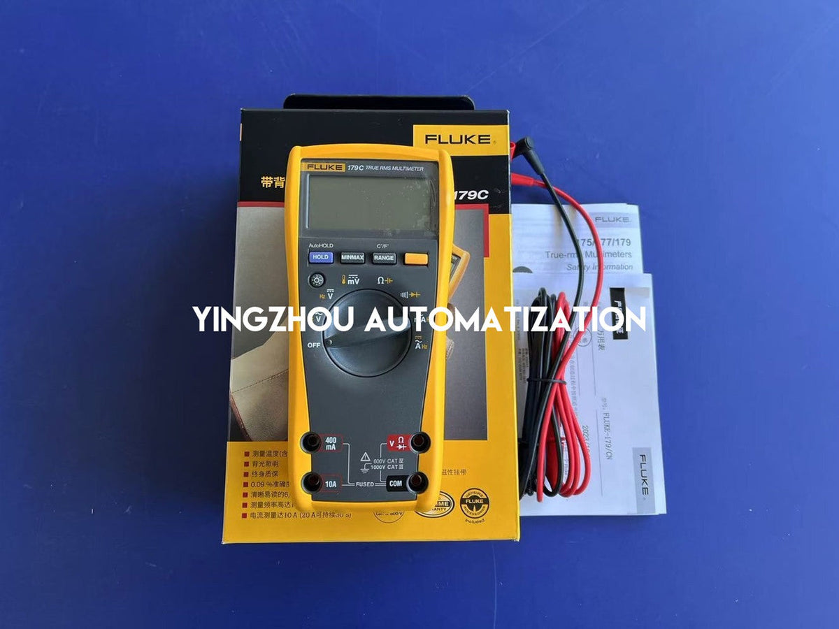 Fluke 179C True-RMS Digital Multimeter with Built-in Thermometer and Backlight-vezhoo