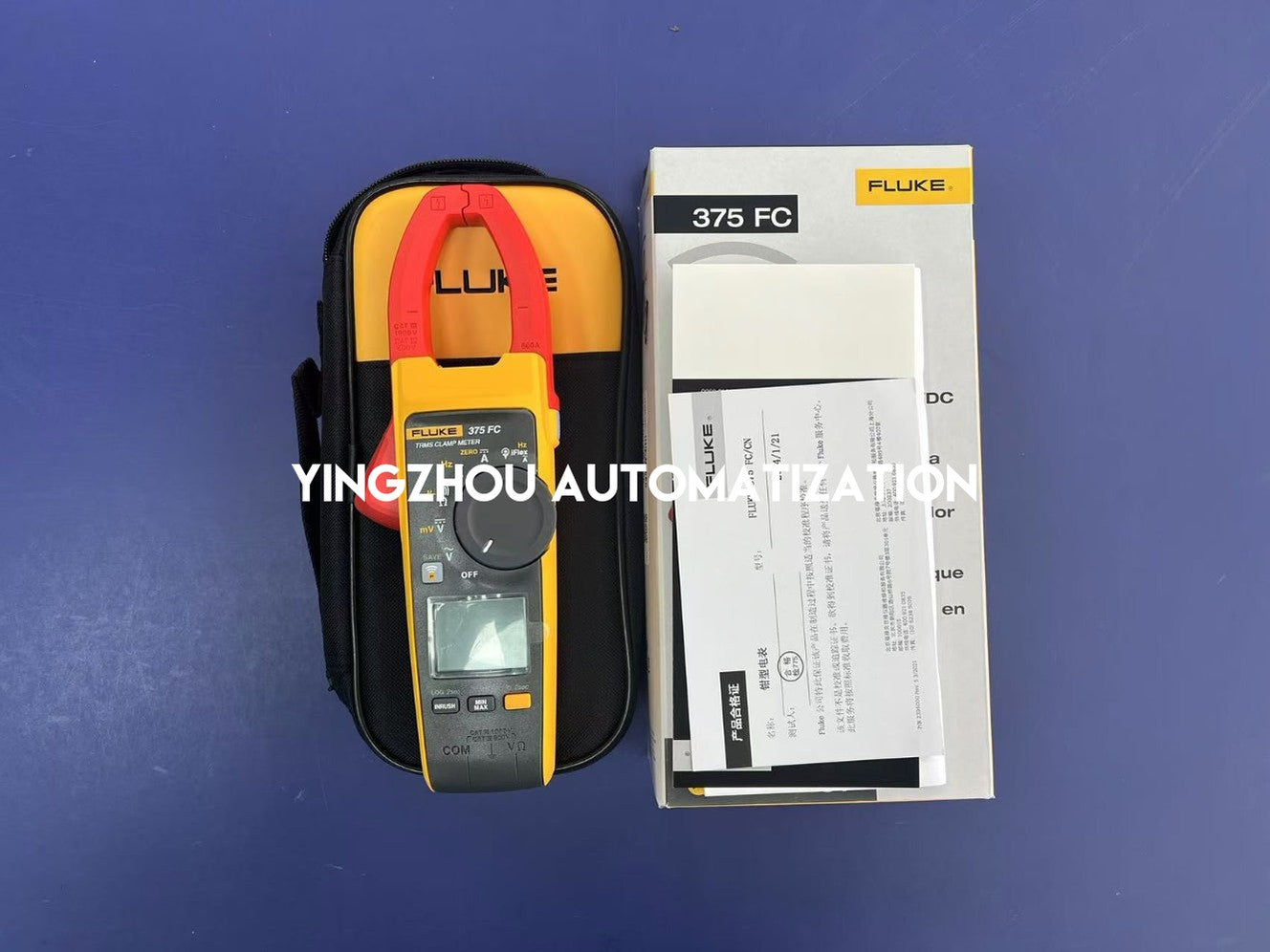 Fluke 375 FC True-RMS AC/DC Clamp Meter - 600 A, 1000 V, Fluke Connect Compatible-vezhoo