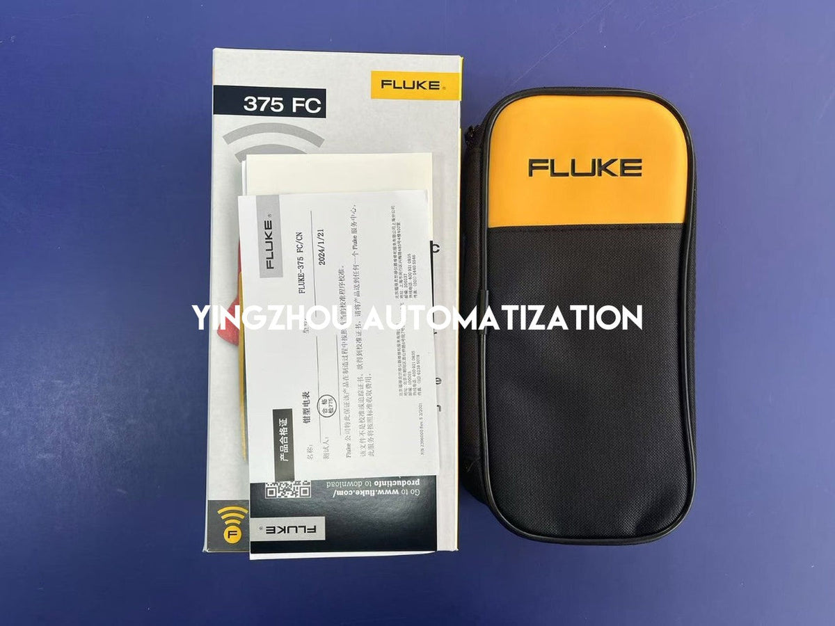 Fluke 375 FC True-RMS AC/DC Clamp Meter - 600 A, 1000 V, Fluke Connect Compatible-vezhoo
