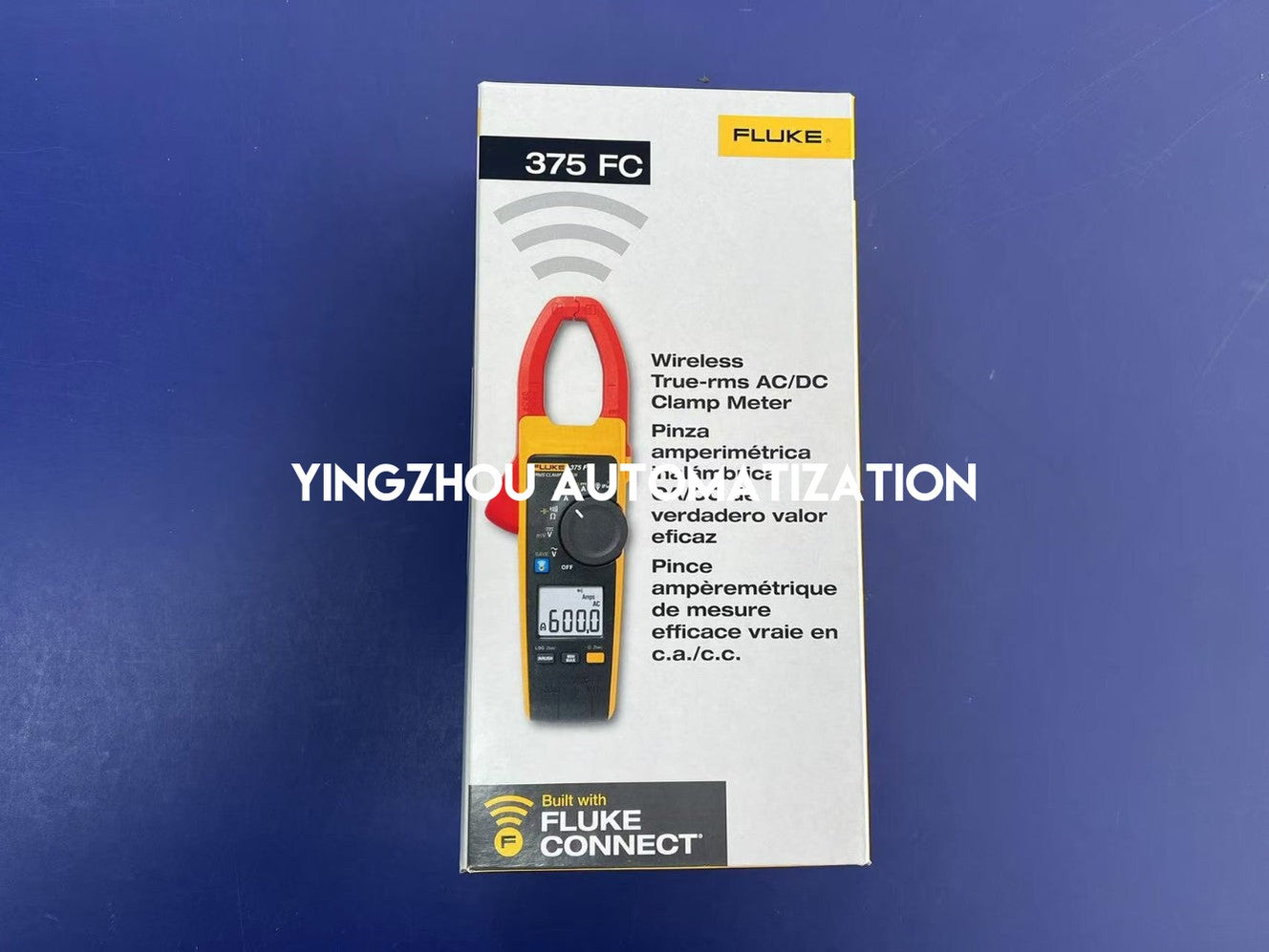 Fluke 375 FC True-RMS AC/DC Clamp Meter - 600 A, 1000 V, Fluke Connect Compatible-vezhoo