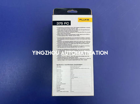 Fluke 375 FC True-RMS AC/DC Clamp Meter - 600 A, 1000 V, Fluke Connect Compatible-vezhoo