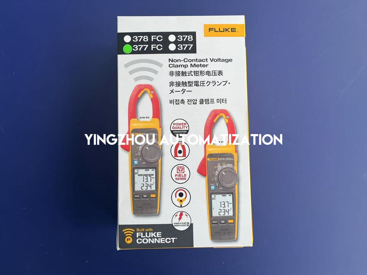 Fluke 377 FC Non-Contact Voltage True-RMS AC/DC Clamp Meter with iFlex & FieldSense-vezhoo