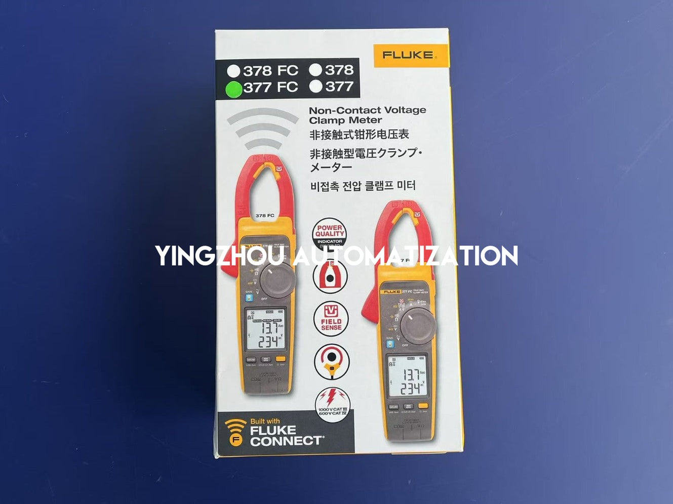 Fluke 377 FC Non-Contact Voltage True-RMS AC/DC Clamp Meter with iFlex & FieldSense-vezhoo