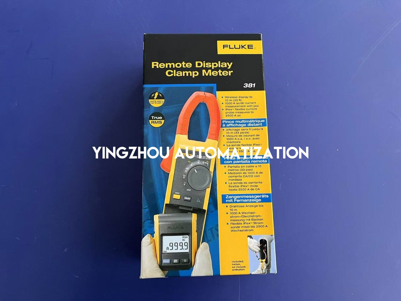 Fluke 381 Remote Display True-RMS AC/DC Clamp Meter with iFlex - 2500A AC, 1000V-vezhoo