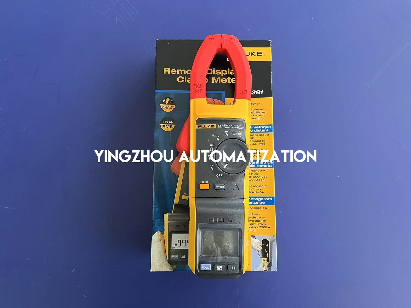 Fluke 381 Remote Display True-RMS AC/DC Clamp Meter with iFlex - 2500A AC, 1000V-vezhoo