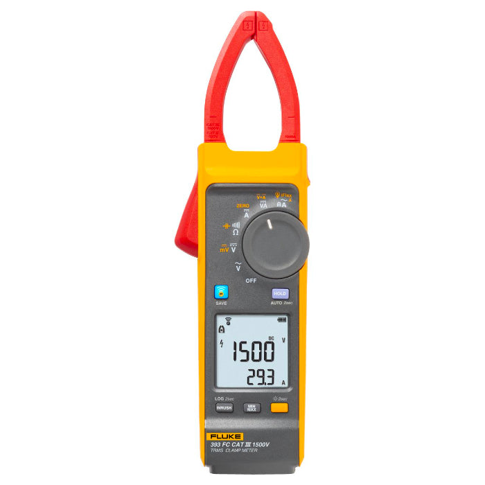 Fluke 393 FC CAT III 1500 V True-RMS Solar Clamp Meter with iFlex and Fluke Connect-vezhoo