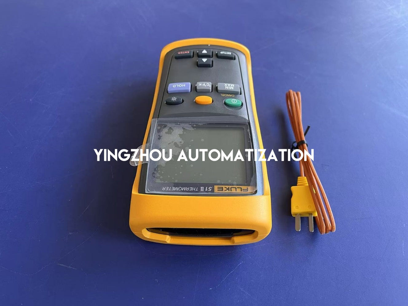 Fluke 51 II Single Input Digital Thermometer - Lab Accuracy, Supports J, K, T, E Probes-vezhoo