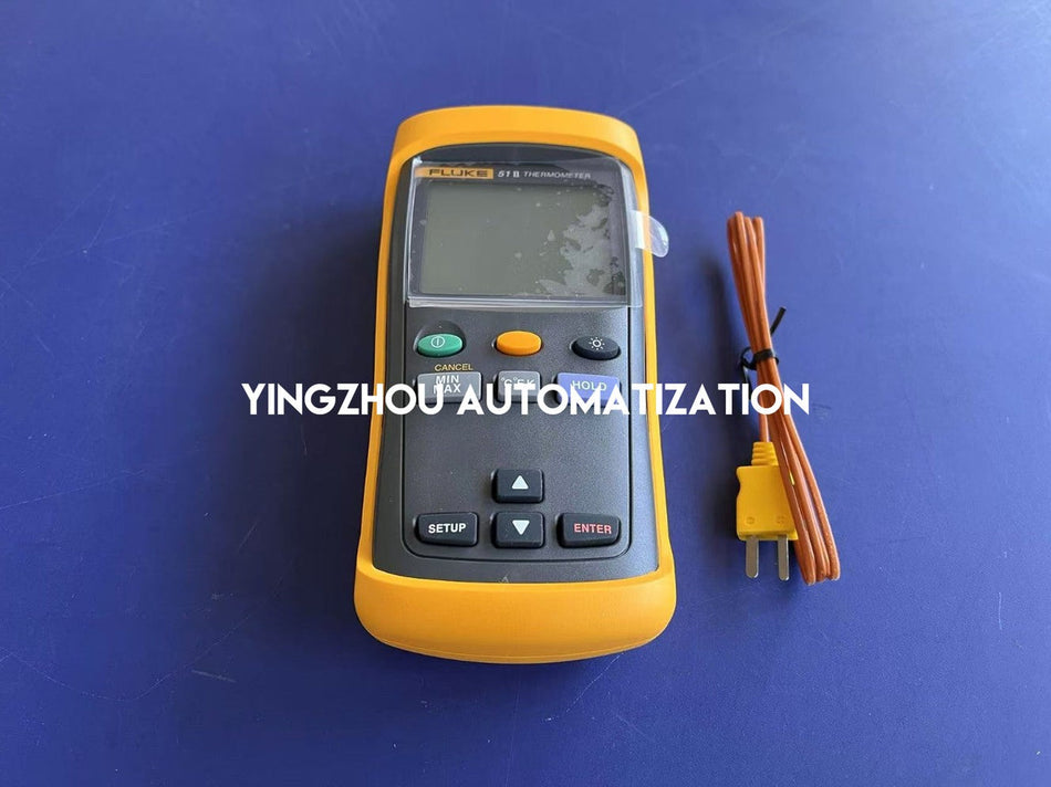 Fluke 51 II Single Input Digital Thermometer - Lab Accuracy, Supports J, K, T, E Probes-vezhoo