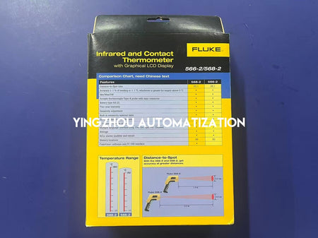 Fluke 566-2 Infrared and Contact Thermometer | -40°C to 650°C (-40°F to 1202°F) | 30:1 D:S Ratio-vezhoo