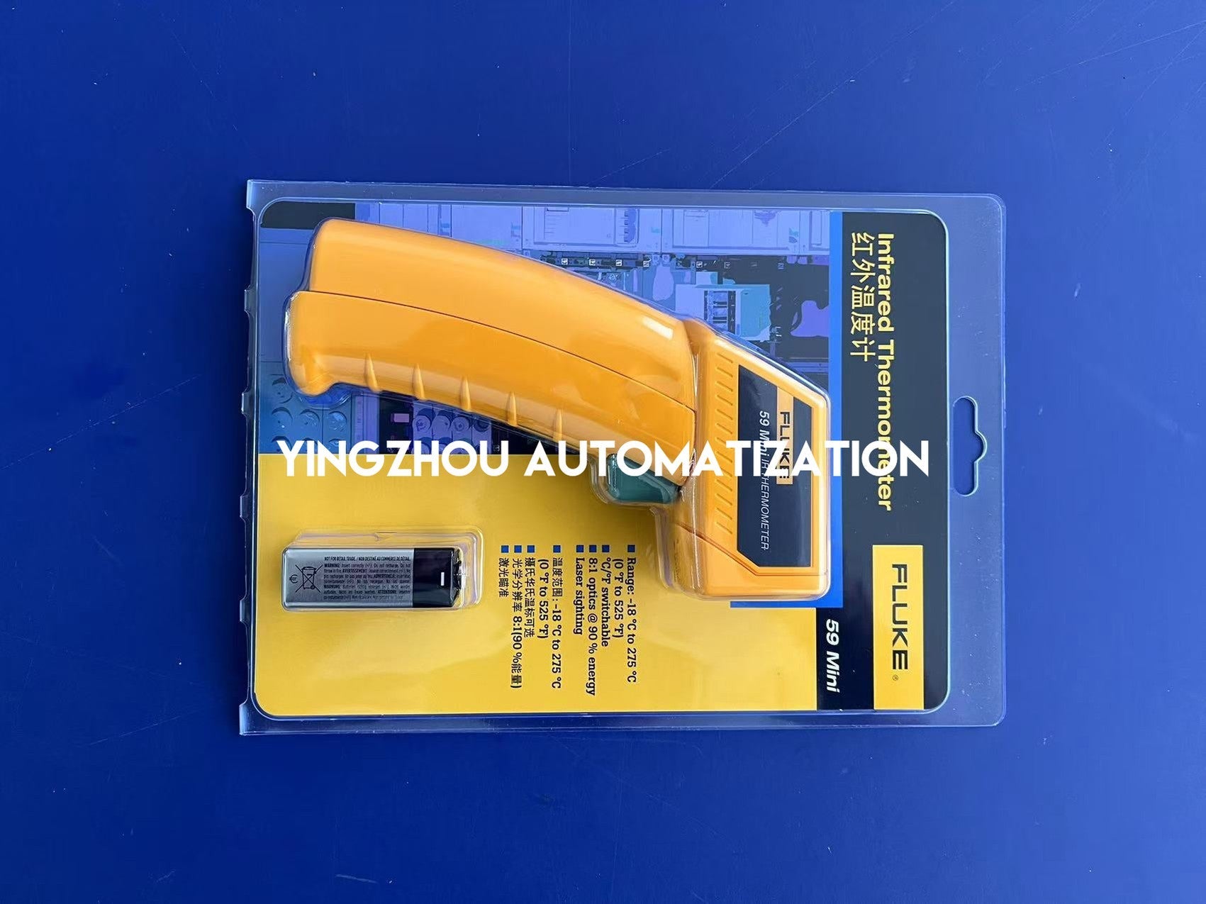 Fluke 59 Mini Digital Infrared Thermometer - Non-Contact Laser Temp Gun-vezhoo