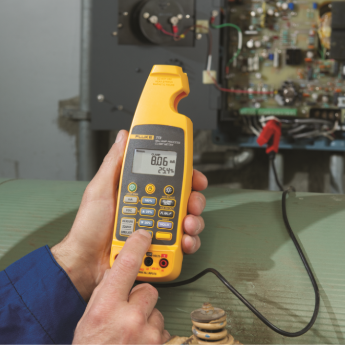 Fluke 773 Milliamp Process Clamp Meter - Measure, Source, and Simulate 4-20 mA Signals-vezhoo