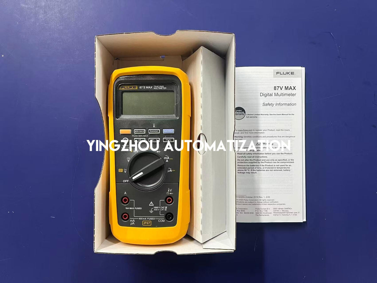 Fluke 87V MAX True-RMS Heavy-Duty Digital Multimeter | IP67 | 4m Drop Tested-vezhoo
