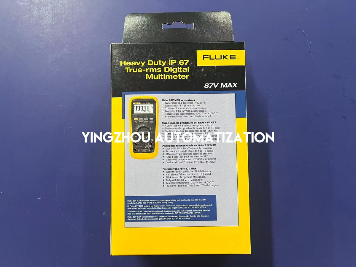 Fluke 87V MAX True-RMS Heavy-Duty Digital Multimeter | IP67 | 4m Drop Tested-vezhoo