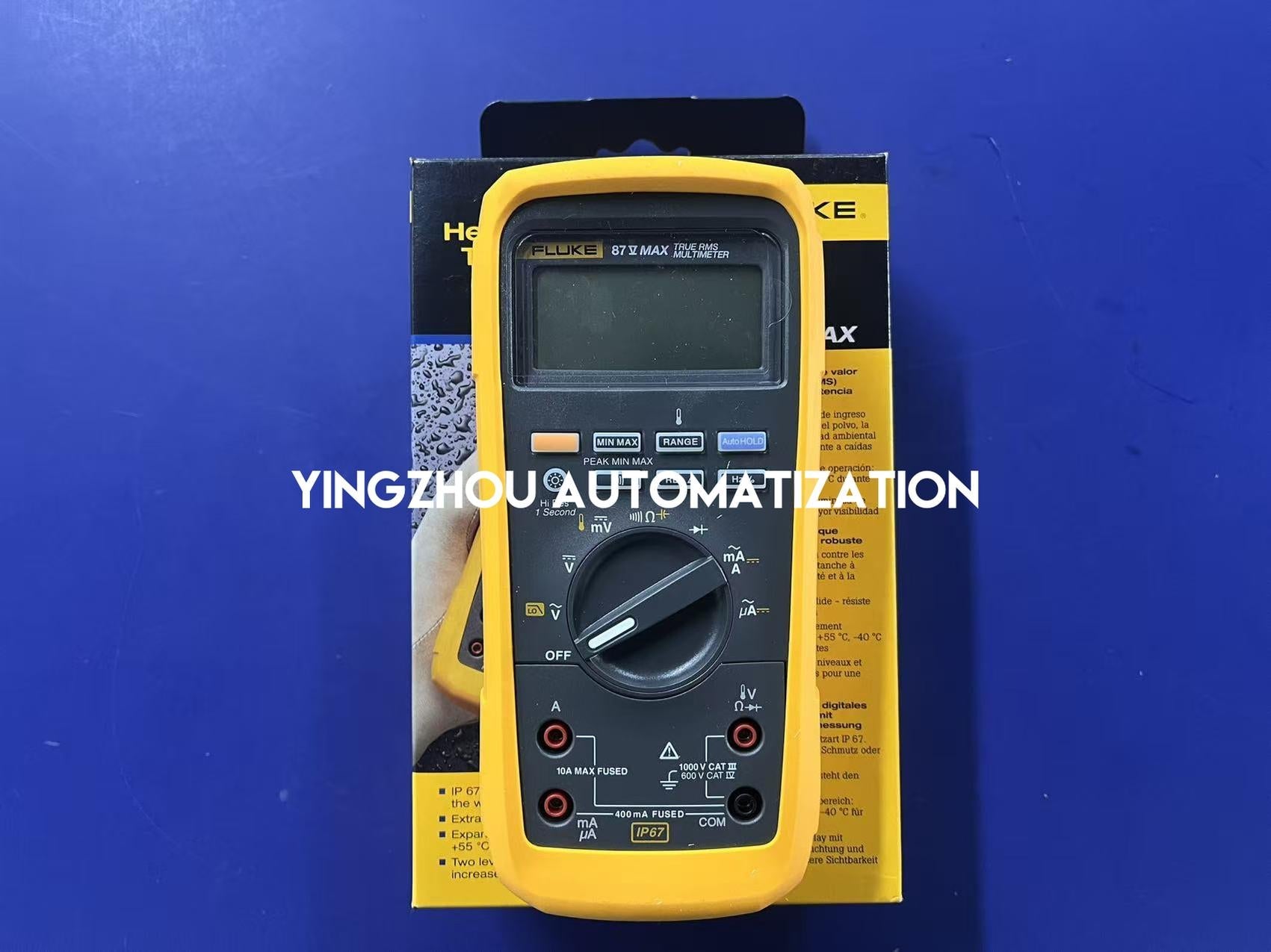 Fluke 87V MAX True-RMS Heavy-Duty Digital Multimeter | IP67 | 4m Drop Tested-vezhoo