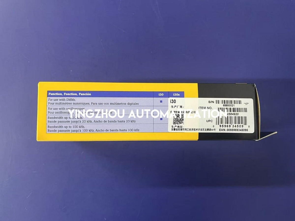 Fluke i30 AC/DC Current Clamp - 30A Range, Hall Effect Technology, CAT III 300V-vezhoo