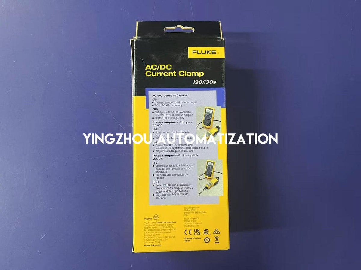 Fluke i30 AC/DC Current Clamp - 30A Range, Hall Effect Technology, CAT III 300V-vezhoo