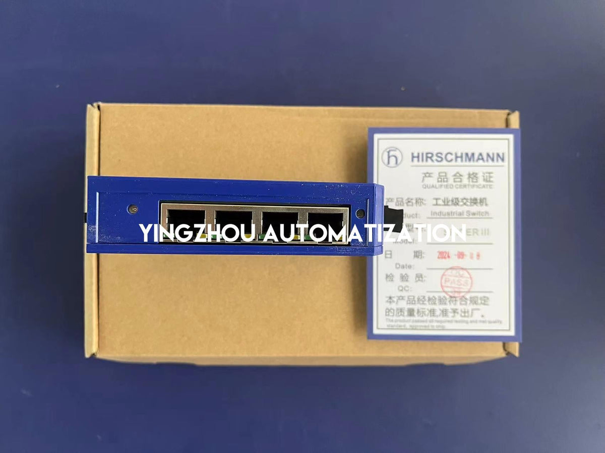 Hirschmann SPIDER-SL-20-04T1M29999SZ9HHHH - Unmanaged Industrial Switch, 4x RJ45, 1x Multimode ST-vezhoo