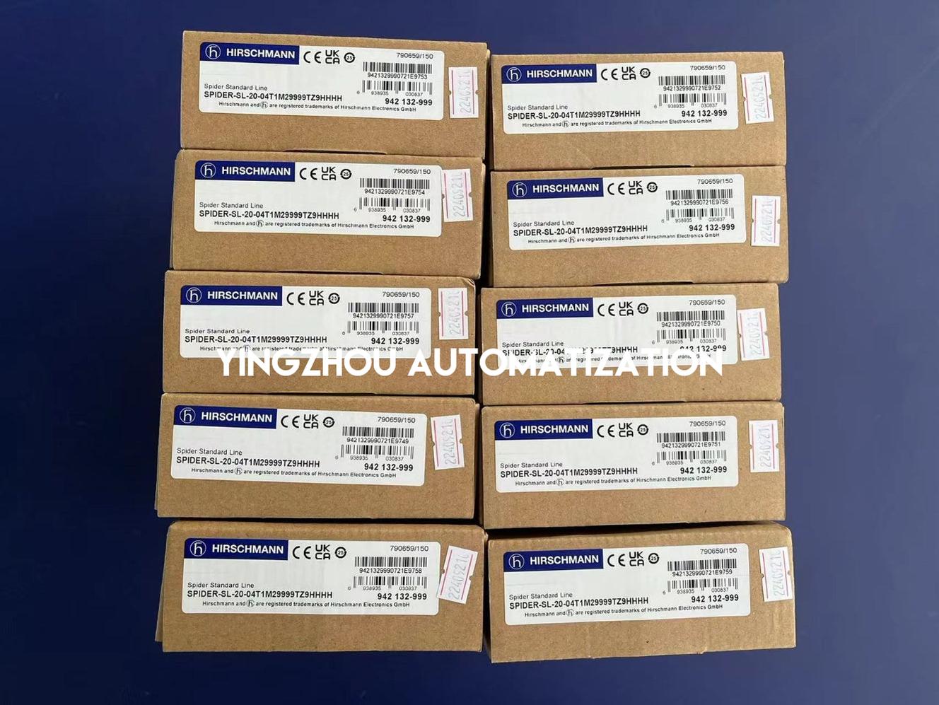 Hirschmann SPIDER-SL-20-04T1M29999SZ9HHHH - Unmanaged Industrial Switch, 4x RJ45, 1x Multimode ST-vezhoo
