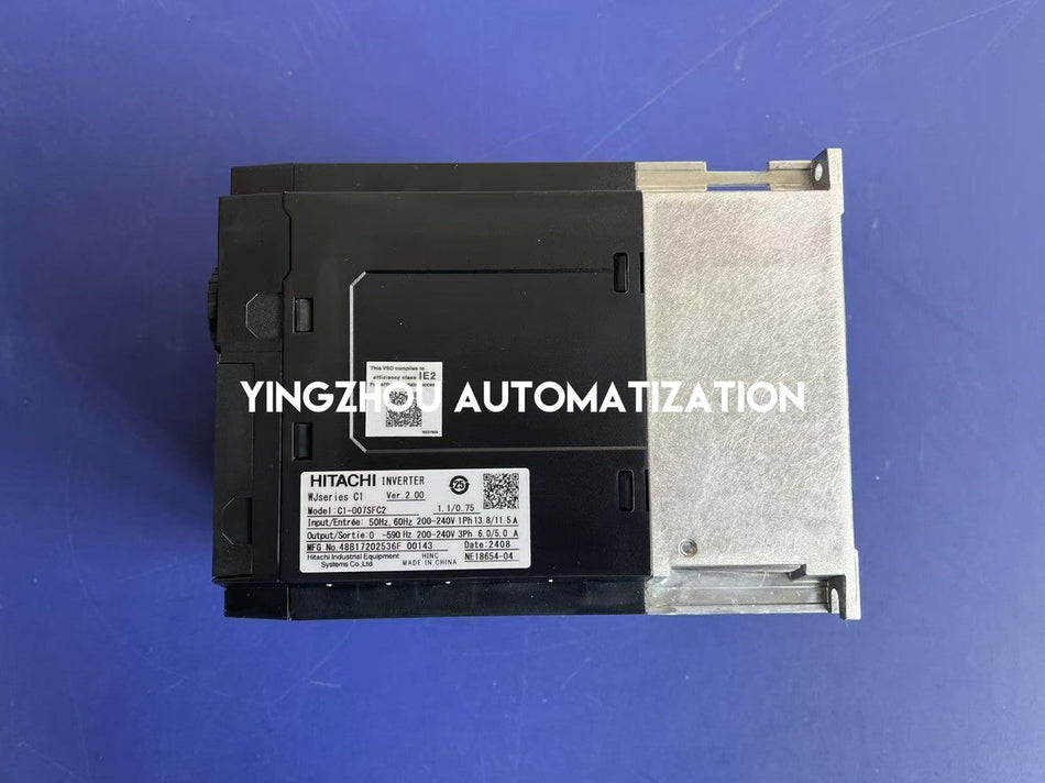 Hitachi WJ200 Series High Performance VFD | 0.75kW 1HP | 200V Class | High Starting Torque | C1-007SFC2 | Brand New Original Genuine-vezhoo