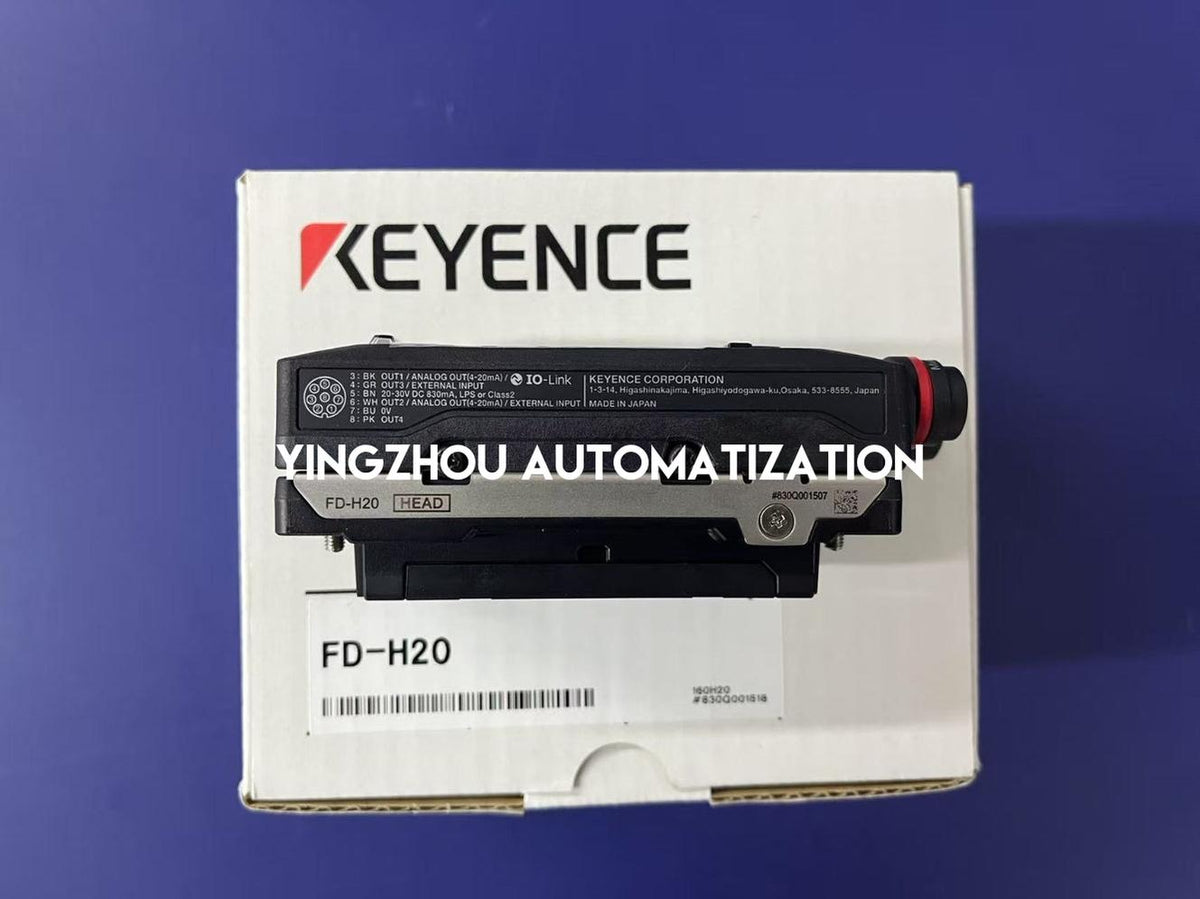 Keyence FD-H20 High-Temperature Fiber Optic Liquid Level Sensor - 200°C Rated-vezhoo