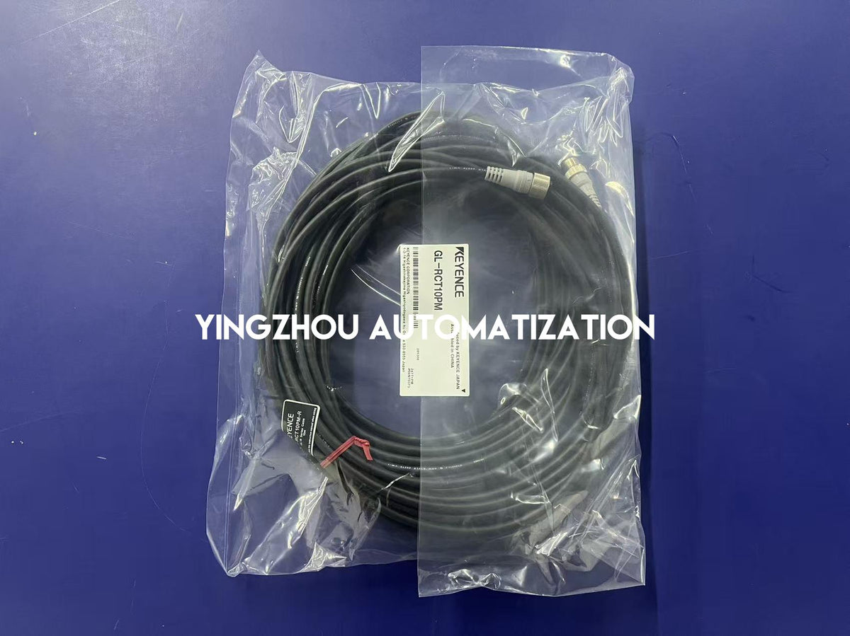 Keyence GL-RCT10PM Safety Light Curtain Extension Cable | 10m | M14 Female to M14 Male-vezhoo