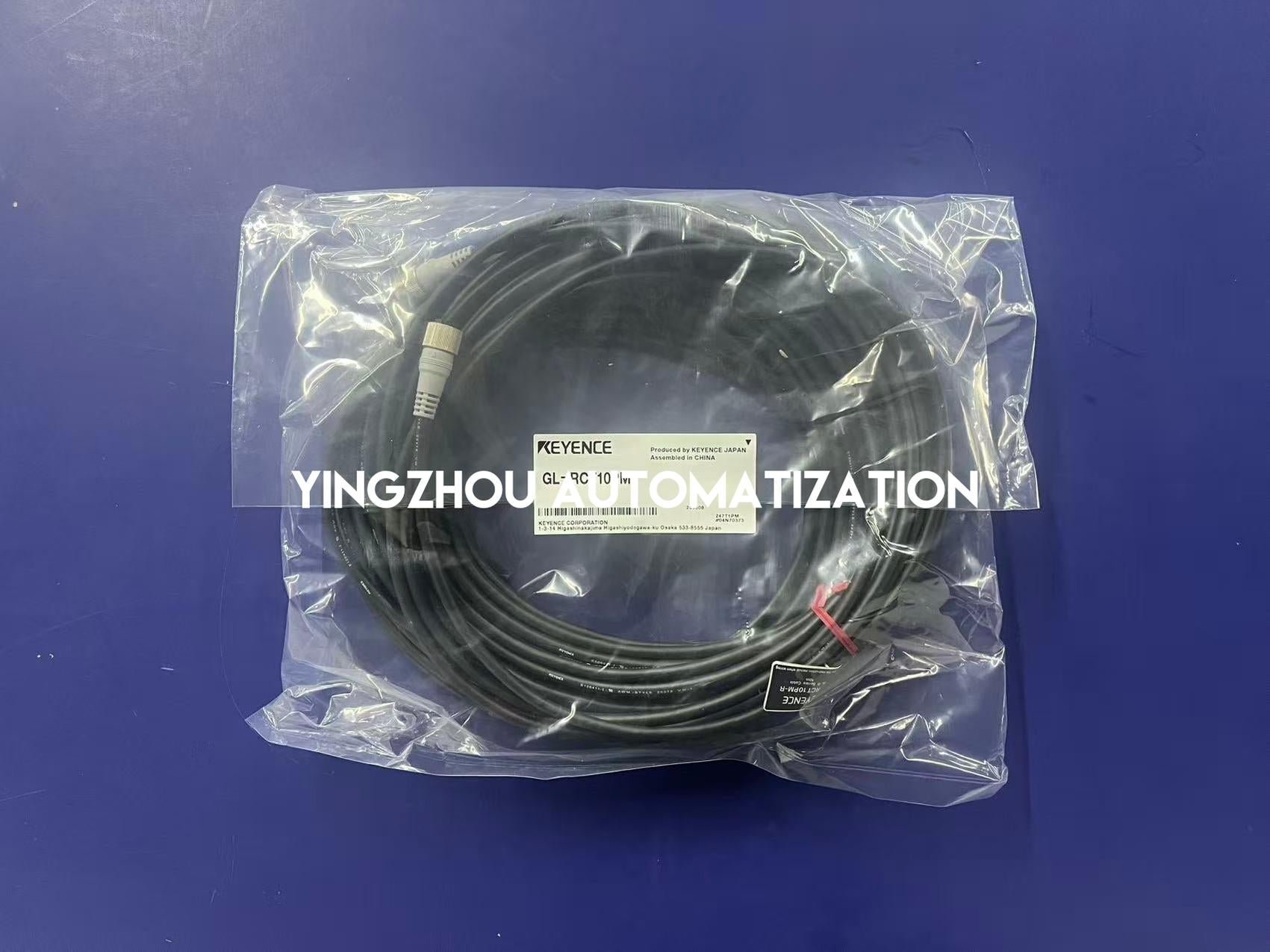 Keyence GL-RCT10PM Safety Light Curtain Extension Cable | 10m | M14 Female to M14 Male-vezhoo