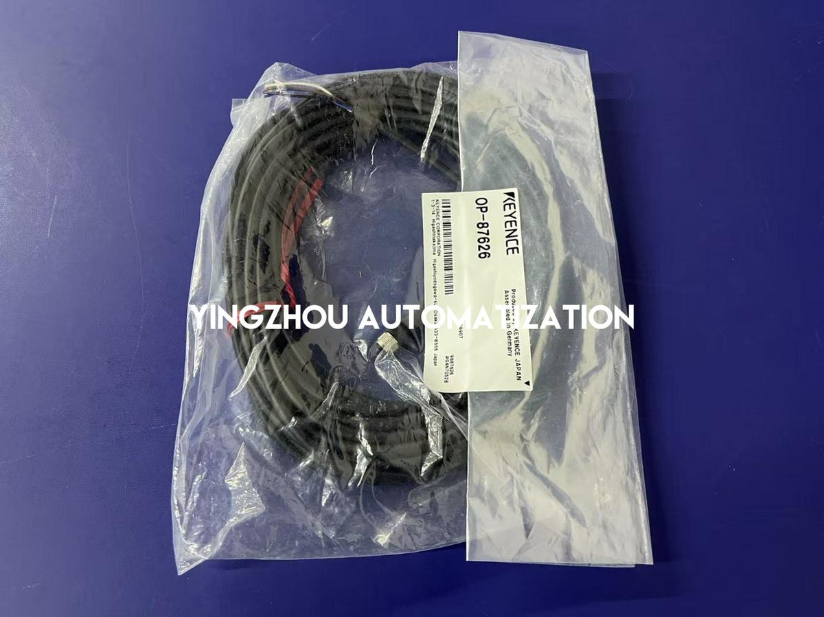 Keyence OP-87626 M12 Connector Cable - 4-pin Straight, 2m PVC Cable-vezhoo