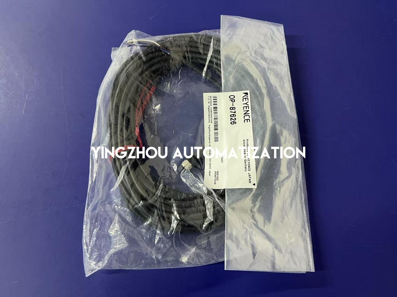 Keyence OP-87626 M12 Connector Cable - 4-pin Straight, 2m PVC Cable-vezhoo