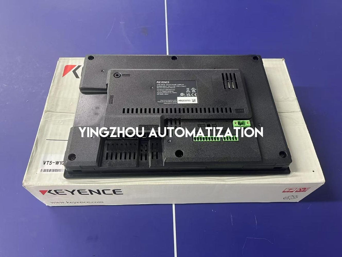 Keyence VT5-W10 10.1" Wide TFT Color HMI - High Resolution, Multi-Touch, 24VDC-vezhoo
