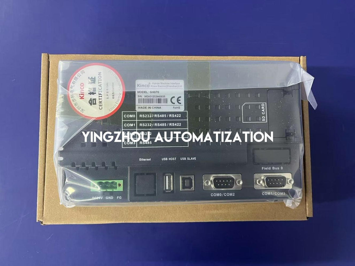 Kinco GH070 Green Series HMI | 7" TFT Touchscreen, 800MHz CPU, 12-24VDC-vezhoo