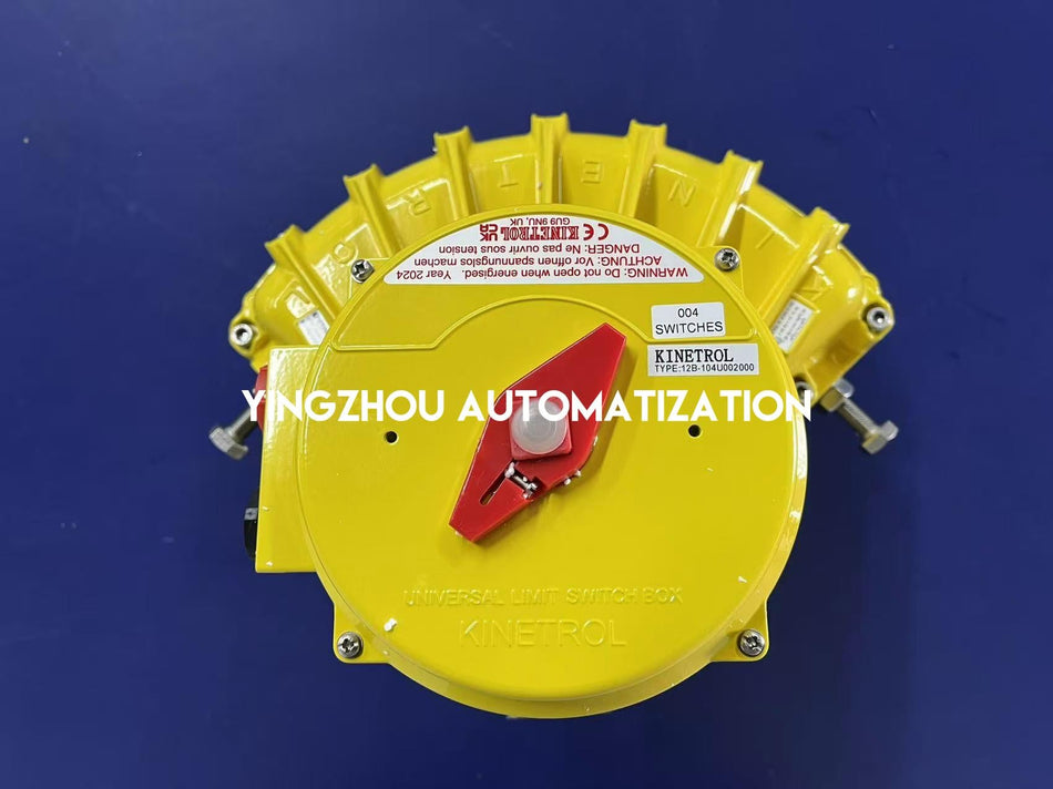Kinetrol 12B-104U002000 Model 12 Double Acting Rotary Vane Pneumatic Actuator, Size 12-vezhoo