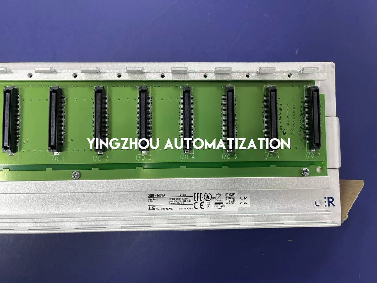 LS ELECTRIC XGB-M08A Main Base | XGT Series PLC Backplane | 8-Slot Module Rack | Brand New Original-vezhoo