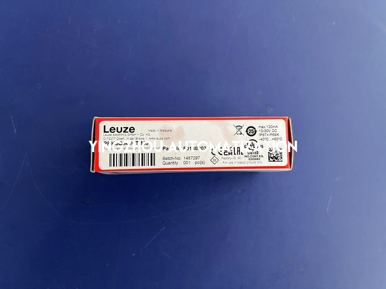 Leuze PRK3C.A3/6T-M8 Retro-reflective Photoelectric Sensor - Polarized, M8 Connector-vezhoo