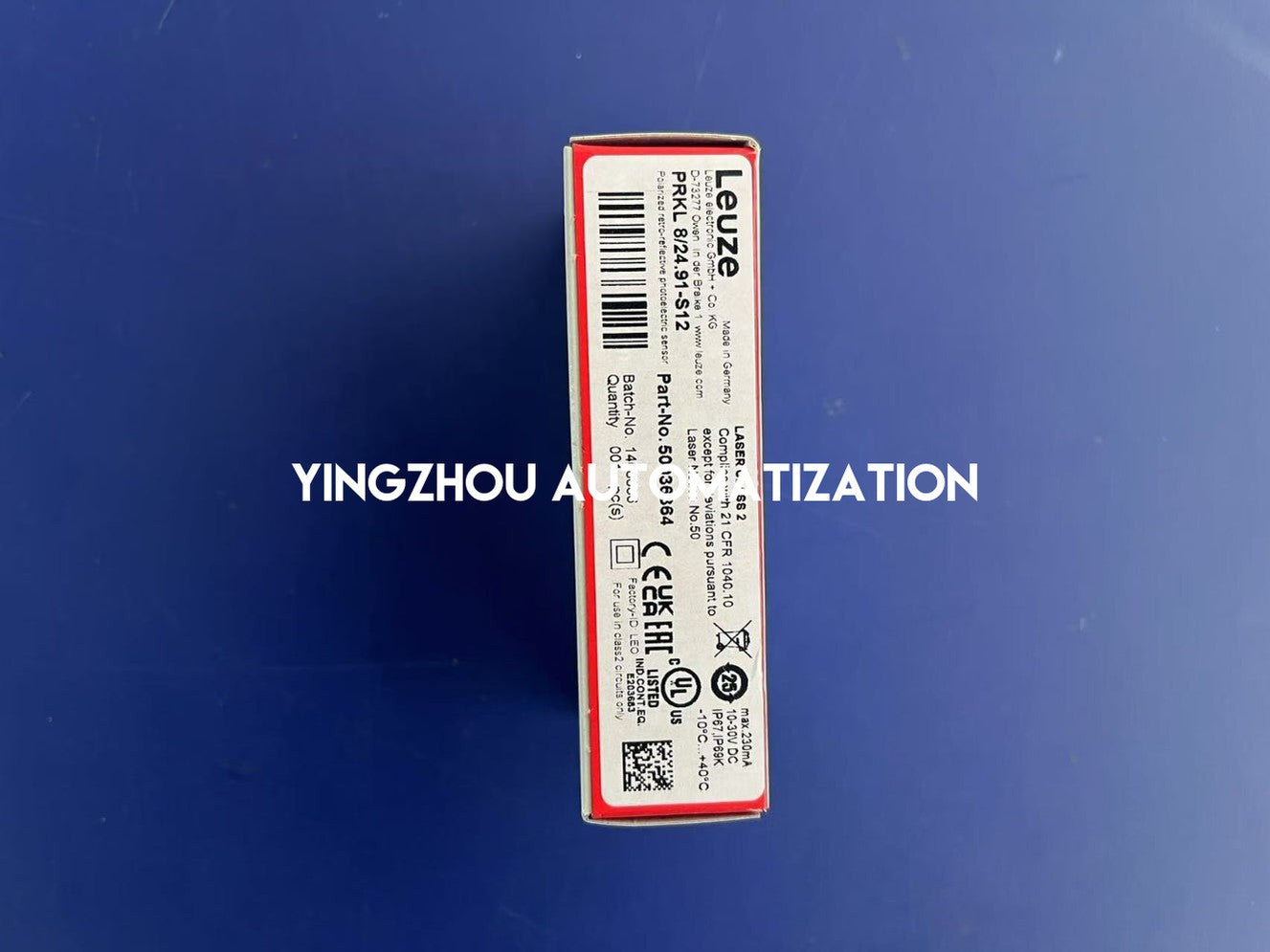 Leuze PRKL 8/24.91-S12 Retro-Reflective Laser Sensor - Polarized, M12 Connector-vezhoo