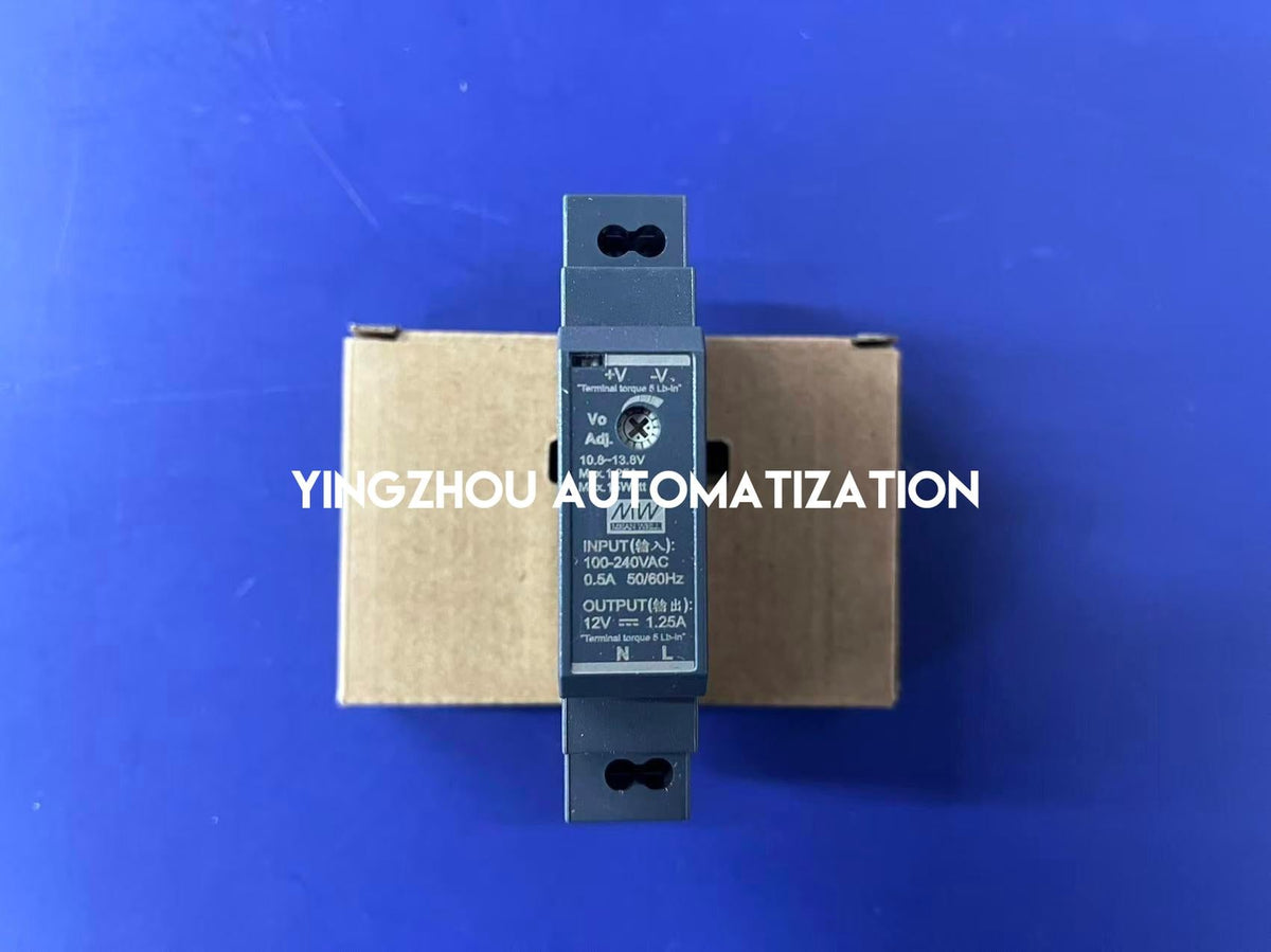 MEAN WELL HDR-15-12 DIN Rail Power Supply - 15W, 12V DC, 1.25A, Ultra Slim-vezhoo