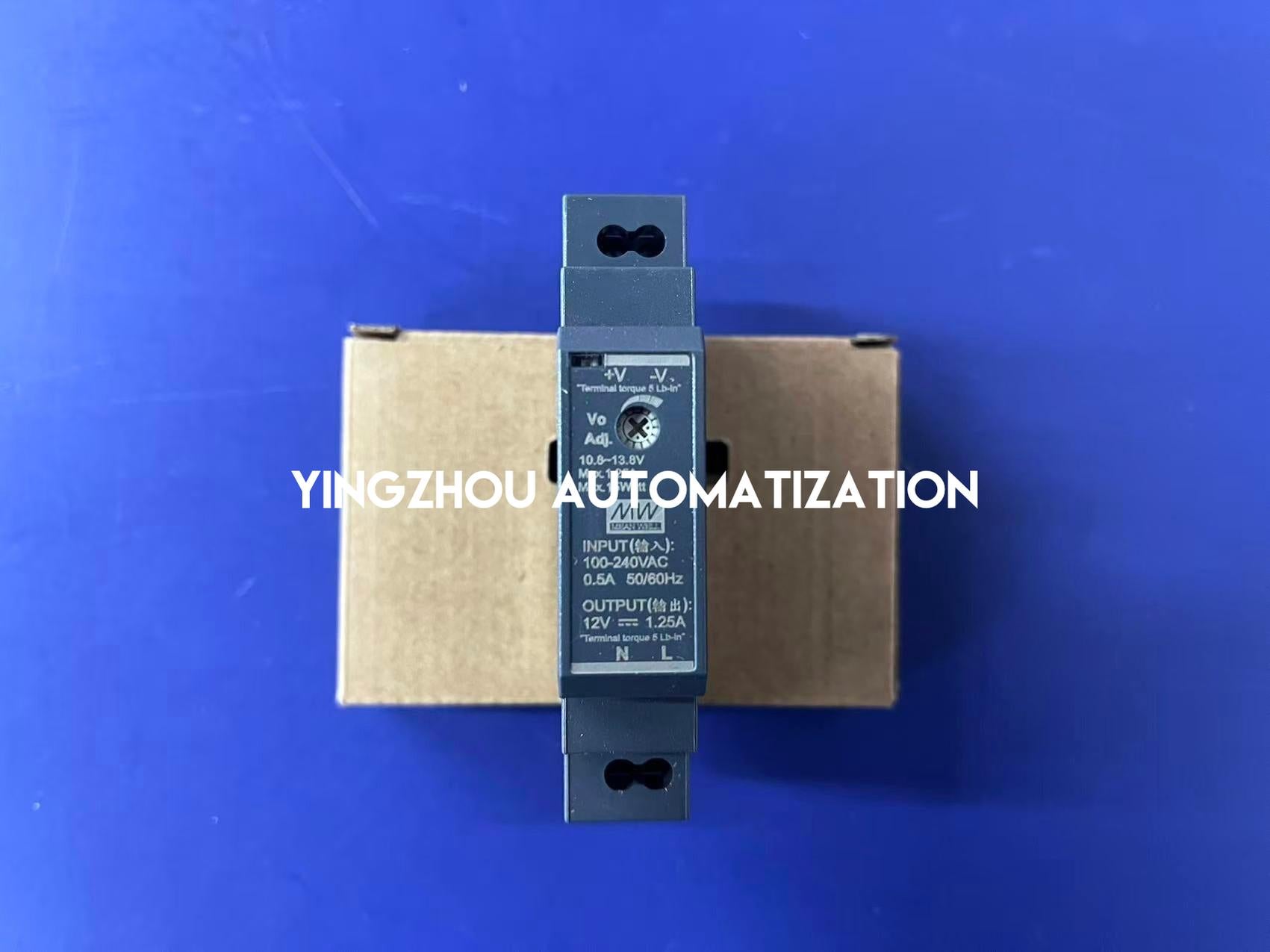 MEAN WELL HDR-15-12 DIN Rail Power Supply - 15W, 12V DC, 1.25A, Ultra Slim-vezhoo