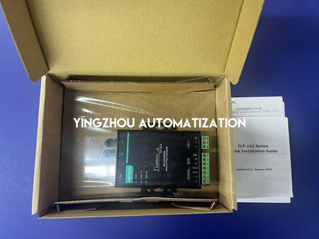 Moxa TCF-142-M-ST Industrial Serial-to-Fiber Converter - Multi-Mode, ST Connector-vezhoo