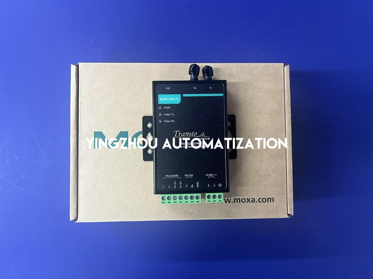 Moxa TCF-142-M-ST Industrial Serial-to-Fiber Converter - Multi-Mode, ST Connector-vezhoo