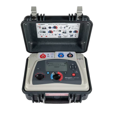 Megger MIT525 Advanced 5 kV Insulation Resistance Tester - 10 TΩ, Data Logging & USB-vezhoo